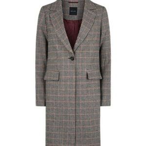 RALPH LAUREN houndstooth coat.